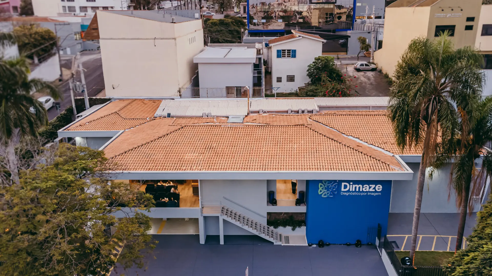 Vista aérea da unidade Dimaze em Americana/SP